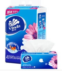 维达(Vinda) 抽纸纸巾 超韧3层150抽软抽*3包