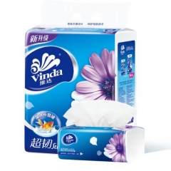 维达V2220 抽取式纸面巾 150抽L号面巾纸 3包/提