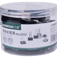 三木 41mm 黑色长尾夹 2022 24只/筒