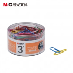 晨光 M＆G 3#PVC筒装彩色回形针 ABS91698 28mm  160枚/筒