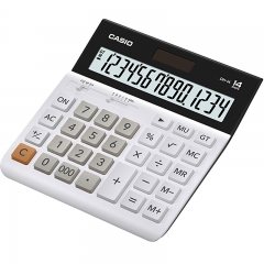 卡西欧（CASIO）DH-14-WE 14位宽版设计 计算器