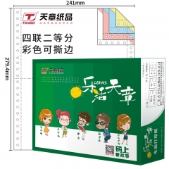 天章 241-4-2-C-S 乐活天章电脑打印纸 彩（1000页/箱）