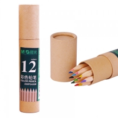 晨光 M＆G 12色筒装牛皮纸彩色铅笔 AWP34308 M&G  12支/筒