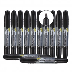晨光 M＆G 大双头记号笔 MG-2110 粗头5.0mm，细头2.0mm (黑色) 12支/盒