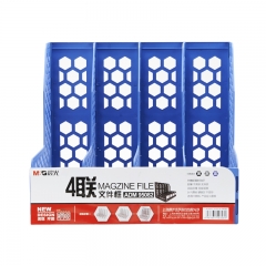 晨光 M＆G 蜂窝形四联文件框 ADM95082 (蓝色)