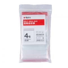 晨光 M＆G 透明自封袋 ARCN8238 4号 10包/组