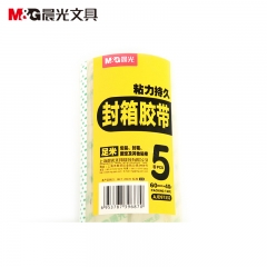 晨光 M＆G 普透封箱胶带 AJD97332 60mm*40y  5卷/筒