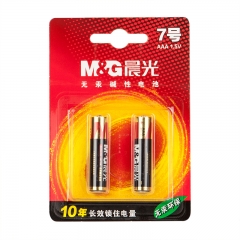 晨光 M＆G 碱性电池 ARC92555 7号  2节/卡
