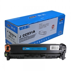 劲彩CC531A/CF381A/CE411A硒鼓 适用惠普CM2320 M476nw蓝色