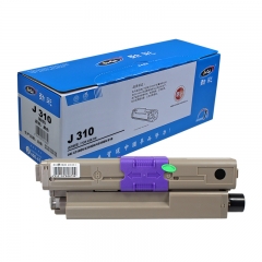 劲彩C310粉盒 适用OKI 331 510 530 531 C330DN 黑色