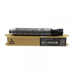 劲彩MP C305HCK 带芯片 粉盒 适用理光AficioMP C305SP 黑色