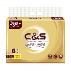洁柔GR042-06E 120抽6包抽纸