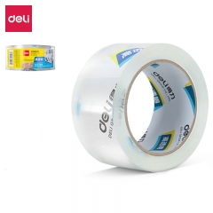 得力30369超市封箱胶带60mm*100y*50um(卷)(高透)