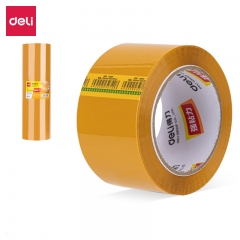 得力30359米黄封箱胶带60mm*100y*50um(米黄色)(6卷/筒)