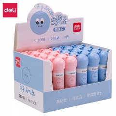 得力优酷6366萌宠家族固体胶(混) 24只/盒