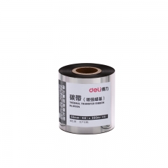 得力81504蜡基碳带(黑)6卷/箱