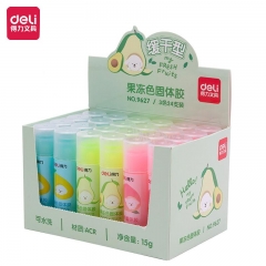 得力9627果冻色固体胶(混)24支/盒