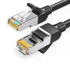 绿联 50193 六类纯铜网线 CAT6类千兆网络高速连接线 电脑宽带监控8芯双绞线 家用成品跳线黑色3米