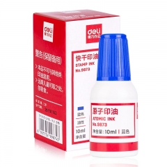 得力 9873 原子印油印泥 10ML 蓝色 单位：