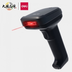 得力14952W条码扫描器(黑)