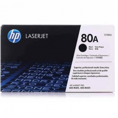 惠普（HP）CF280A 80A黑色硒鼓 原装正品硒鼓（适用HP 400 M401打印机系列 和400 M425 MFP系列）