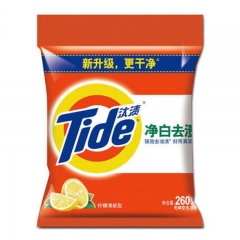 汰渍260g净白去渍柠檬清新型洗衣粉