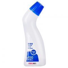 得力 6360 液体胶水 强粘性手工胶水 (100ml弯头液体胶水) 单瓶装