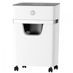 惠普（HP） 5级保密小型办公碎纸机（单次8张 连续碎30分钟 20L 可碎卡碎订书针 米粒级碎纸）W2008MC 三年质保