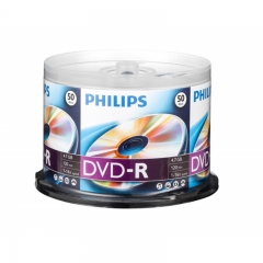 PHILIPS/飞利浦DVD-R 16速 4.7G 50片桶装刻录盘 空白光盘 光碟片