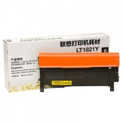 联想 （Lenovo）LT/LD1821原装黑彩硒鼓粉盒适用CS1821 /1831 CM7120W LT1821Y 黄色粉盒（5%覆盖率约1000页）