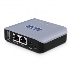 蓝阔 LP-N110W 无线打印服务器USB打印机wifi网络共享器跨网段远程打印手机打印云盒子