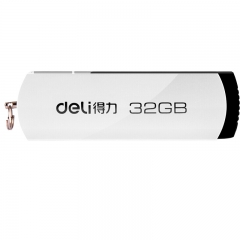 得力 deli 3753 U盘 32G 白色