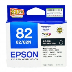 爱普生（EPSON）T0821 黑色原装墨盒C13T112180 (适用r290 R390 tx820fw R270 82N)
