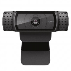 罗技（Logitech） C920e 高清网络摄像头 台式机电脑笔记本直播摄像头带麦克风视频会议网课 专业会议摄像头黑色