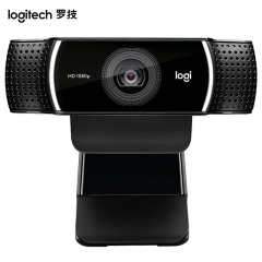 罗技（Logitech）C922高清网络摄像头 家用摄像头 电脑摄像头 台式机摄像头 网课会议摄像头 网红直播摄像头