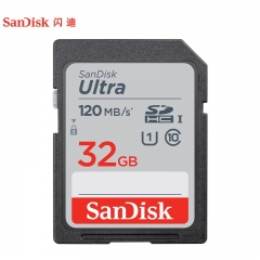 闪迪（SanDisk）32GB SD存储卡 C10 至尊高速版内存卡 读速120MB/s 捕捉全高清 数码相机理想伴侣