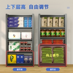 蓝喜爱家用货架置物架多层阳台落金属储物间地下室杂物仓库铁架子183高*120长*40宽