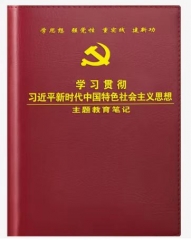 主题学习笔记本 仿皮16K象纹棕红