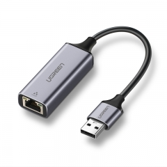 绿联（UGREEN） USB千兆有线网卡转RJ45网线接口USB3.0 铝壳款50922