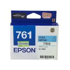 爱普生 墨盒 SC-P608 T7611-T T7615 淡青LC