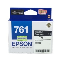 爱普生 墨盒 SC-P608 T7611-T T7619 淡淡黑LLK