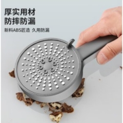 增压花洒喷头手持花洒喷头带软管 枪灰花洒