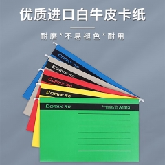 齐心（COMIX） A1813挂快劳文件挂劳夹 颜色随机