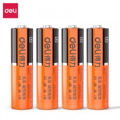 得力LH502碱性5号电池4粒吸卡装