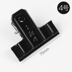 复古黑色固定力铁夹子 财务用品  小号 75mm