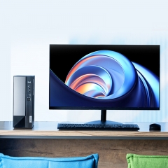 台式计算机 联想/LENOVO M4000q+V2235 酷睿 I3-12100 单个内存8GB 内存1条 Windows 11 单个机械硬盘容量 单个固态硬盘容量512GB 集成显卡 共享内存 21.45英寸  3年
