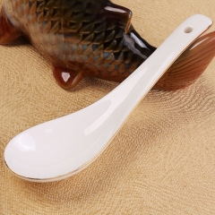 陶瓷勺子咖啡勺白色汤匙