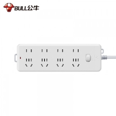 公牛（BULL）插座转换器 插排插线板接线板无线插排GN-403 八位总控1.8米