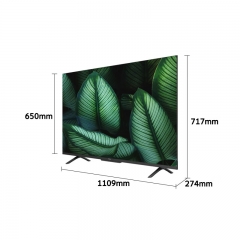创维电视50H5D 50英寸 节能全面屏远场语音 4K超高清 2+32G电视机