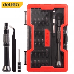 得力工具 DL1033G 33件电子精密维修套装 33件套